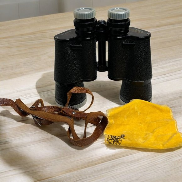 Vintage Tasco Imperial Binoculars 7x50mm With Original Case - Picture 1 of 12